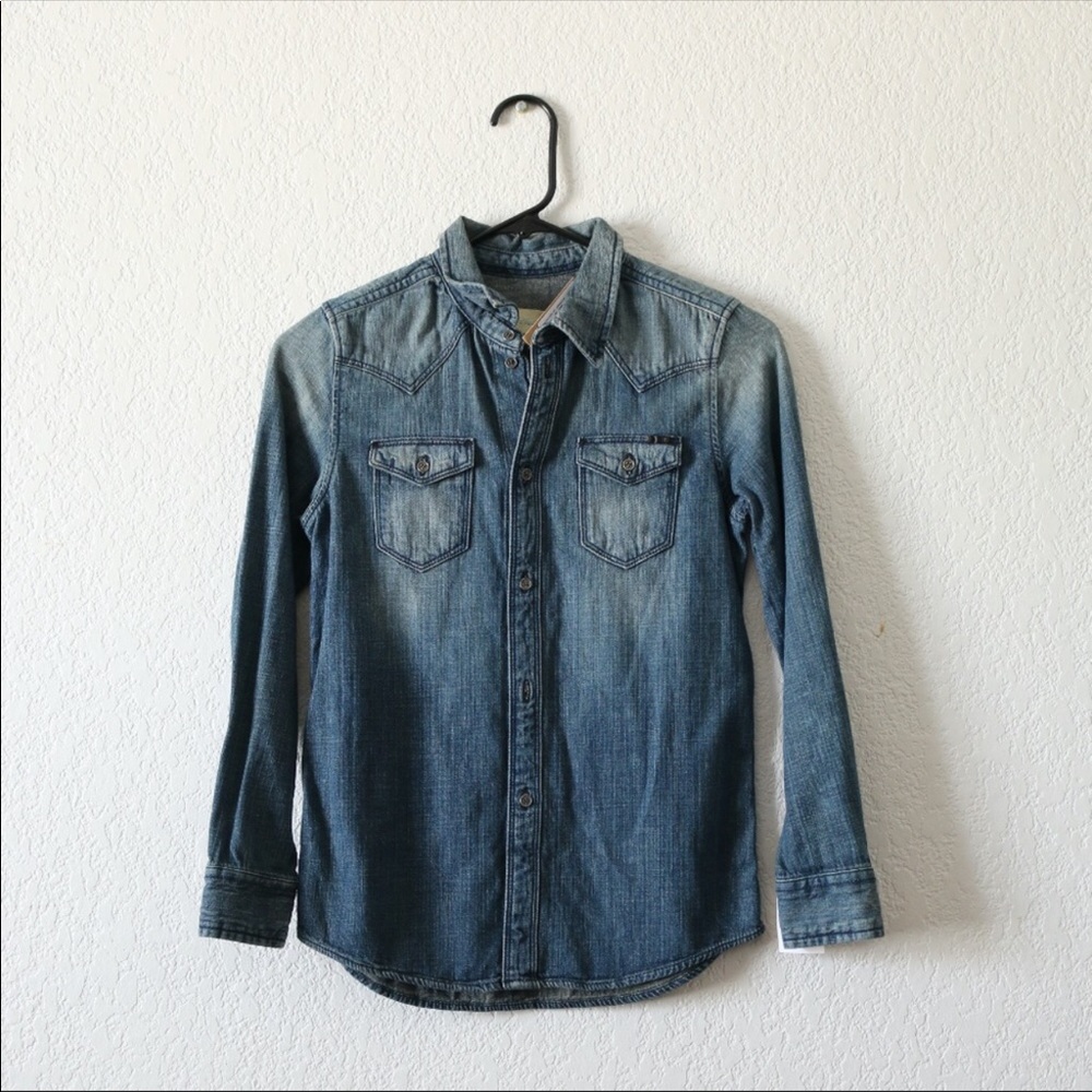 NWT YOUTH Diesel Button Down Sz: 10y